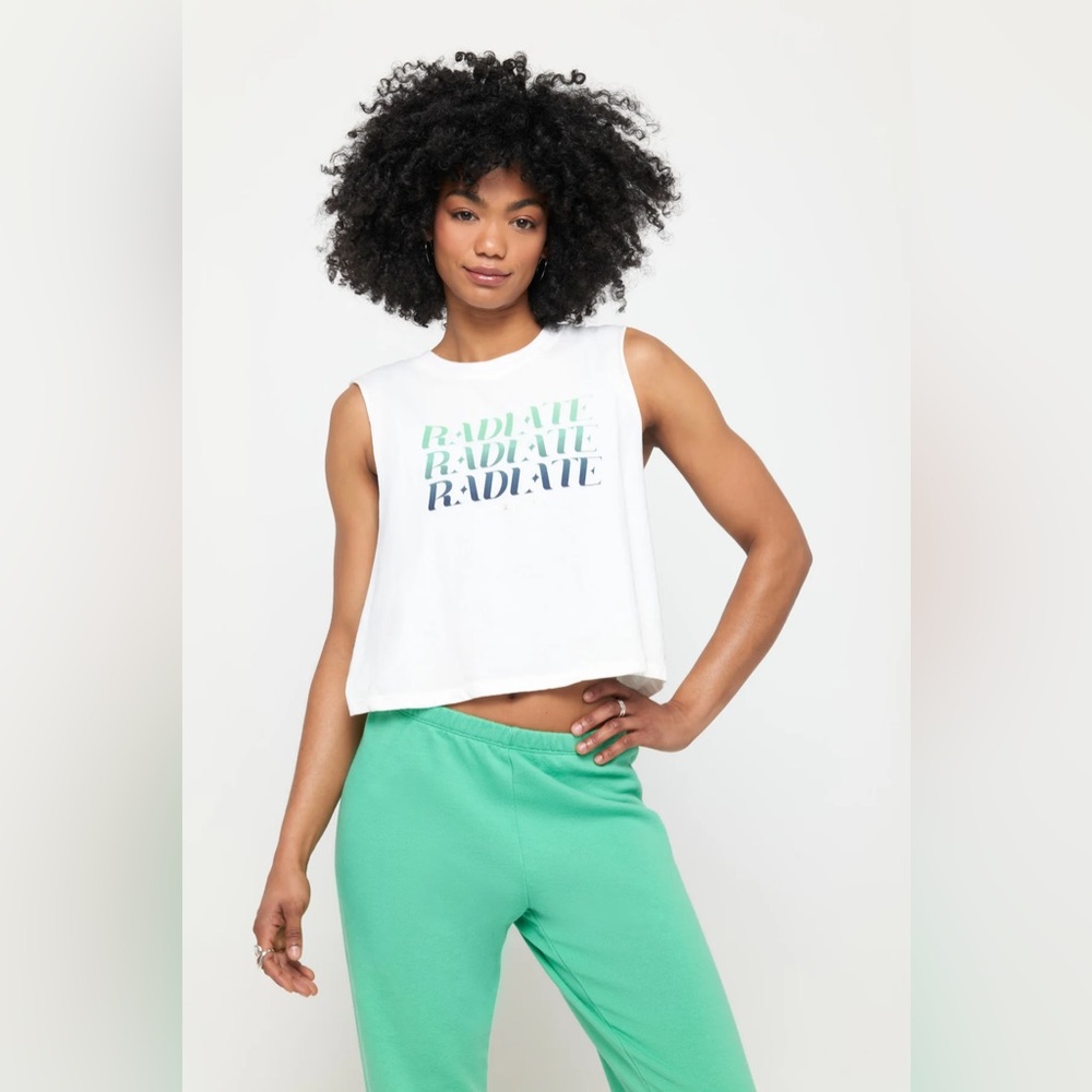 NWT Spiritual Gangster ✨RADIATE✨Callie Crop Tank – Size Large